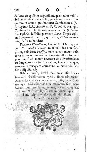 Miscellanea Lipsiensia nova, ad incrementum scientiarum, ab his qui sunt in colligendis Eruditorum novis actis occupati per partes publicata. Edendi consilium suscepit, sua nonnulla passim addidit, praefationem, qua instituti ratio explicatur, praemisit Frider. Otto Menckenius phil et I.V. Doctor