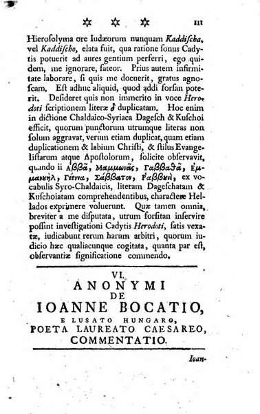 Miscellanea Lipsiensia nova, ad incrementum scientiarum, ab his qui sunt in colligendis Eruditorum novis actis occupati per partes publicata. Edendi consilium suscepit, sua nonnulla passim addidit, praefationem, qua instituti ratio explicatur, praemisit Frider. Otto Menckenius phil et I.V. Doctor