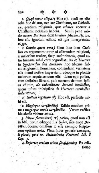 Miscellanea Lipsiensia nova, ad incrementum scientiarum, ab his qui sunt in colligendis Eruditorum novis actis occupati per partes publicata. Edendi consilium suscepit, sua nonnulla passim addidit, praefationem, qua instituti ratio explicatur, praemisit Frider. Otto Menckenius phil et I.V. Doctor