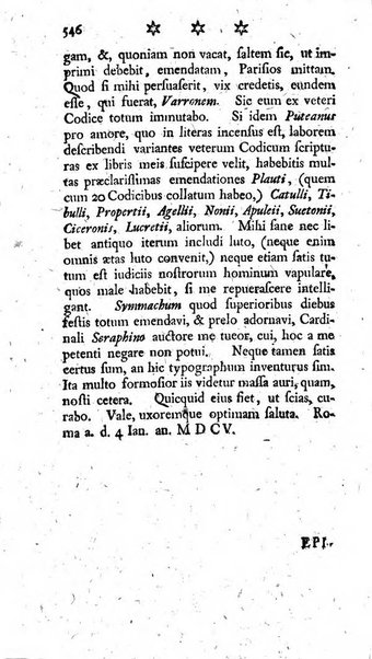 Miscellanea Lipsiensia nova, ad incrementum scientiarum, ab his qui sunt in colligendis Eruditorum novis actis occupati per partes publicata. Edendi consilium suscepit, sua nonnulla passim addidit, praefationem, qua instituti ratio explicatur, praemisit Frider. Otto Menckenius phil et I.V. Doctor