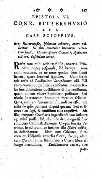 Miscellanea Lipsiensia nova, ad incrementum scientiarum, ab his qui sunt in colligendis Eruditorum novis actis occupati per partes publicata. Edendi consilium suscepit, sua nonnulla passim addidit, praefationem, qua instituti ratio explicatur, praemisit Frider. Otto Menckenius phil et I.V. Doctor