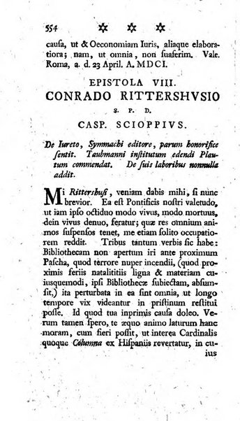 Miscellanea Lipsiensia nova, ad incrementum scientiarum, ab his qui sunt in colligendis Eruditorum novis actis occupati per partes publicata. Edendi consilium suscepit, sua nonnulla passim addidit, praefationem, qua instituti ratio explicatur, praemisit Frider. Otto Menckenius phil et I.V. Doctor