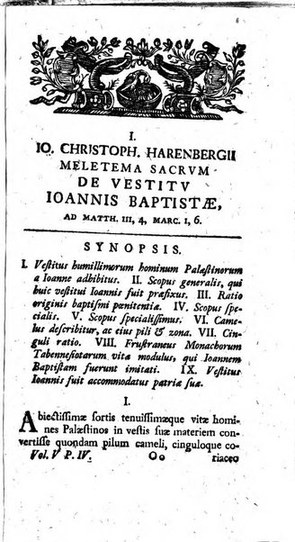 Miscellanea Lipsiensia nova, ad incrementum scientiarum, ab his qui sunt in colligendis Eruditorum novis actis occupati per partes publicata. Edendi consilium suscepit, sua nonnulla passim addidit, praefationem, qua instituti ratio explicatur, praemisit Frider. Otto Menckenius phil et I.V. Doctor