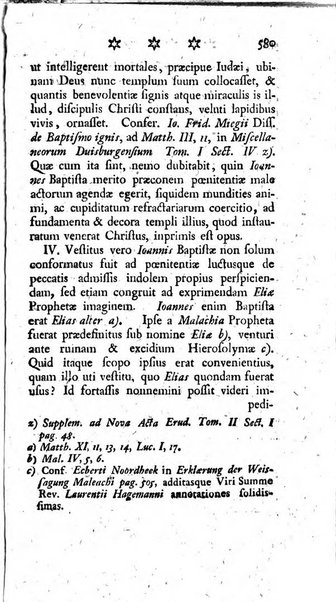 Miscellanea Lipsiensia nova, ad incrementum scientiarum, ab his qui sunt in colligendis Eruditorum novis actis occupati per partes publicata. Edendi consilium suscepit, sua nonnulla passim addidit, praefationem, qua instituti ratio explicatur, praemisit Frider. Otto Menckenius phil et I.V. Doctor