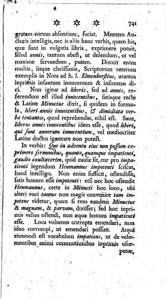 Miscellanea Lipsiensia nova, ad incrementum scientiarum, ab his qui sunt in colligendis Eruditorum novis actis occupati per partes publicata. Edendi consilium suscepit, sua nonnulla passim addidit, praefationem, qua instituti ratio explicatur, praemisit Frider. Otto Menckenius phil et I.V. Doctor