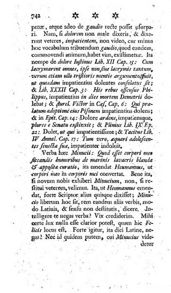 Miscellanea Lipsiensia nova, ad incrementum scientiarum, ab his qui sunt in colligendis Eruditorum novis actis occupati per partes publicata. Edendi consilium suscepit, sua nonnulla passim addidit, praefationem, qua instituti ratio explicatur, praemisit Frider. Otto Menckenius phil et I.V. Doctor