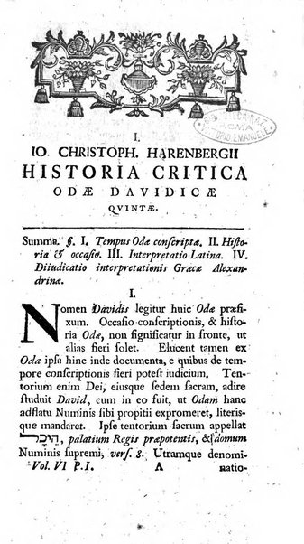 Miscellanea Lipsiensia nova, ad incrementum scientiarum, ab his qui sunt in colligendis Eruditorum novis actis occupati per partes publicata. Edendi consilium suscepit, sua nonnulla passim addidit, praefationem, qua instituti ratio explicatur, praemisit Frider. Otto Menckenius phil et I.V. Doctor