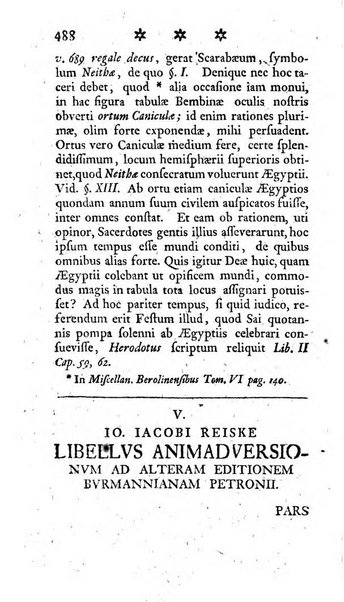 Miscellanea Lipsiensia nova, ad incrementum scientiarum, ab his qui sunt in colligendis Eruditorum novis actis occupati per partes publicata. Edendi consilium suscepit, sua nonnulla passim addidit, praefationem, qua instituti ratio explicatur, praemisit Frider. Otto Menckenius phil et I.V. Doctor