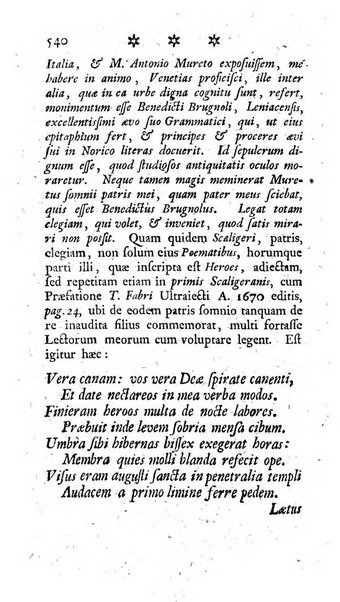 Miscellanea Lipsiensia nova, ad incrementum scientiarum, ab his qui sunt in colligendis Eruditorum novis actis occupati per partes publicata. Edendi consilium suscepit, sua nonnulla passim addidit, praefationem, qua instituti ratio explicatur, praemisit Frider. Otto Menckenius phil et I.V. Doctor