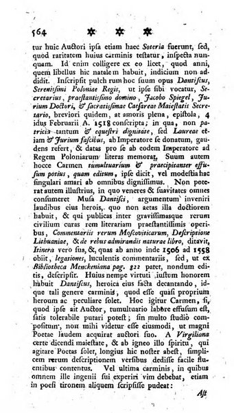 Miscellanea Lipsiensia nova, ad incrementum scientiarum, ab his qui sunt in colligendis Eruditorum novis actis occupati per partes publicata. Edendi consilium suscepit, sua nonnulla passim addidit, praefationem, qua instituti ratio explicatur, praemisit Frider. Otto Menckenius phil et I.V. Doctor