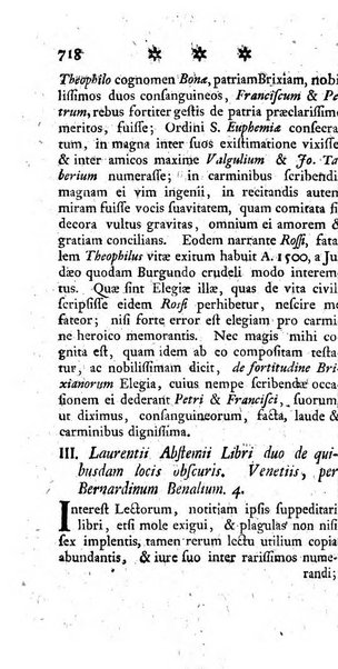 Miscellanea Lipsiensia nova, ad incrementum scientiarum, ab his qui sunt in colligendis Eruditorum novis actis occupati per partes publicata. Edendi consilium suscepit, sua nonnulla passim addidit, praefationem, qua instituti ratio explicatur, praemisit Frider. Otto Menckenius phil et I.V. Doctor