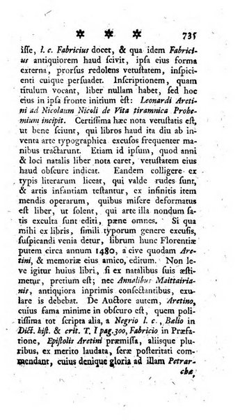 Miscellanea Lipsiensia nova, ad incrementum scientiarum, ab his qui sunt in colligendis Eruditorum novis actis occupati per partes publicata. Edendi consilium suscepit, sua nonnulla passim addidit, praefationem, qua instituti ratio explicatur, praemisit Frider. Otto Menckenius phil et I.V. Doctor