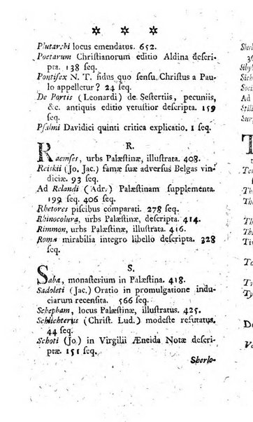 Miscellanea Lipsiensia nova, ad incrementum scientiarum, ab his qui sunt in colligendis Eruditorum novis actis occupati per partes publicata. Edendi consilium suscepit, sua nonnulla passim addidit, praefationem, qua instituti ratio explicatur, praemisit Frider. Otto Menckenius phil et I.V. Doctor