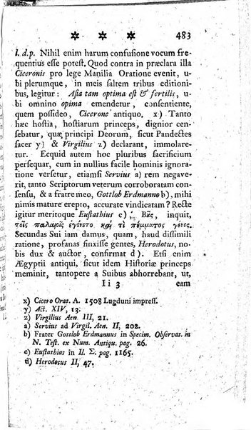 Miscellanea Lipsiensia nova, ad incrementum scientiarum, ab his qui sunt in colligendis Eruditorum novis actis occupati per partes publicata. Edendi consilium suscepit, sua nonnulla passim addidit, praefationem, qua instituti ratio explicatur, praemisit Frider. Otto Menckenius phil et I.V. Doctor