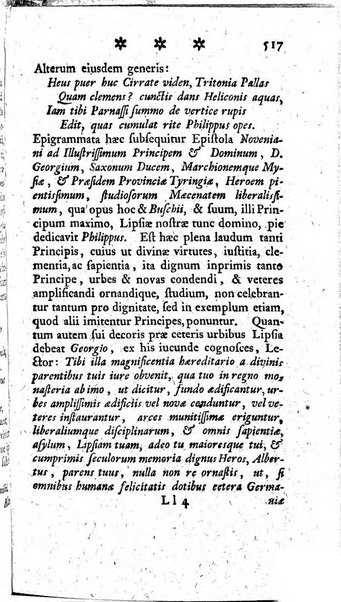 Miscellanea Lipsiensia nova, ad incrementum scientiarum, ab his qui sunt in colligendis Eruditorum novis actis occupati per partes publicata. Edendi consilium suscepit, sua nonnulla passim addidit, praefationem, qua instituti ratio explicatur, praemisit Frider. Otto Menckenius phil et I.V. Doctor