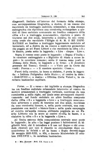 Bollettino ufficiale legislazione e disposizioni ufficiali