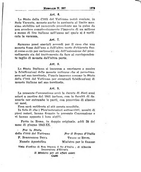 Bollettino ufficiale legislazione e disposizioni ufficiali