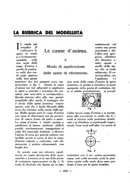 La fonderia rivista tecnica, industriale