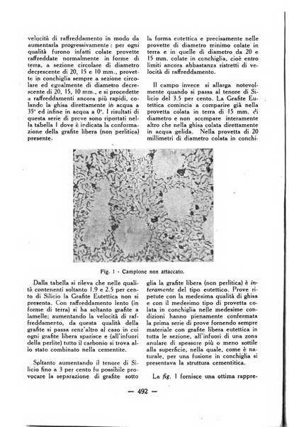 La fonderia rivista tecnica, industriale