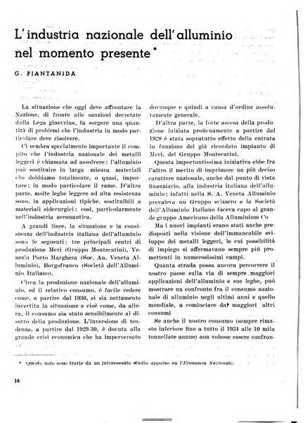 La fonderia rivista tecnica, industriale