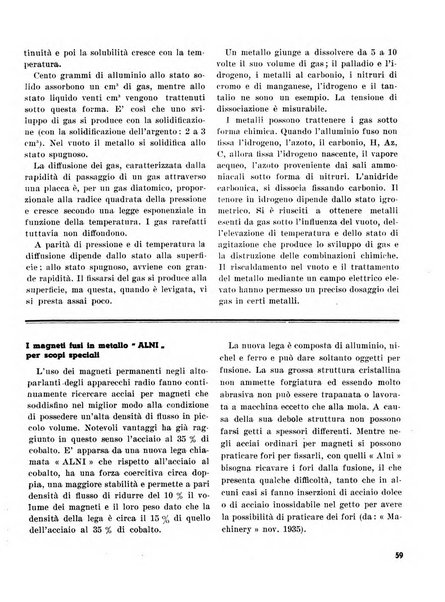 La fonderia rivista tecnica, industriale