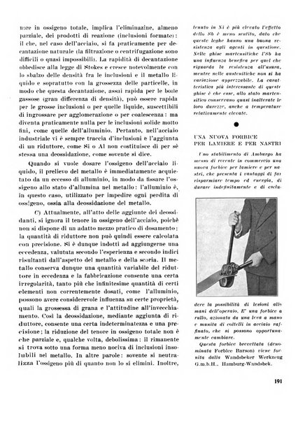 La fonderia rivista tecnica, industriale