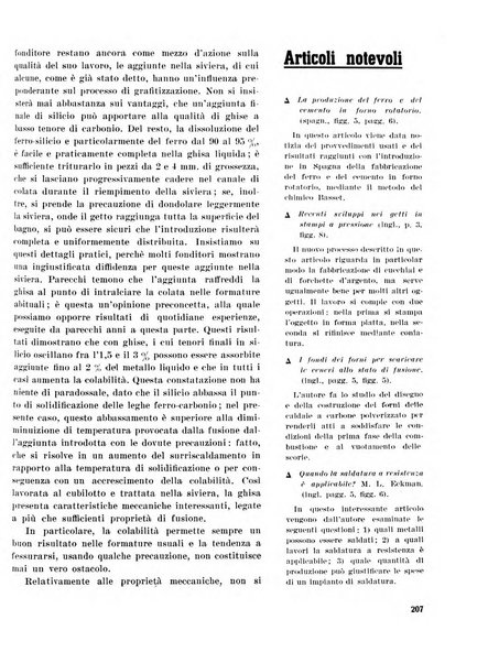 La fonderia rivista tecnica, industriale