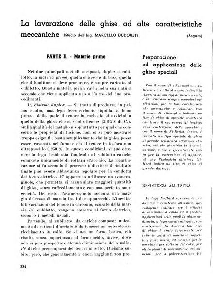 La fonderia rivista tecnica, industriale