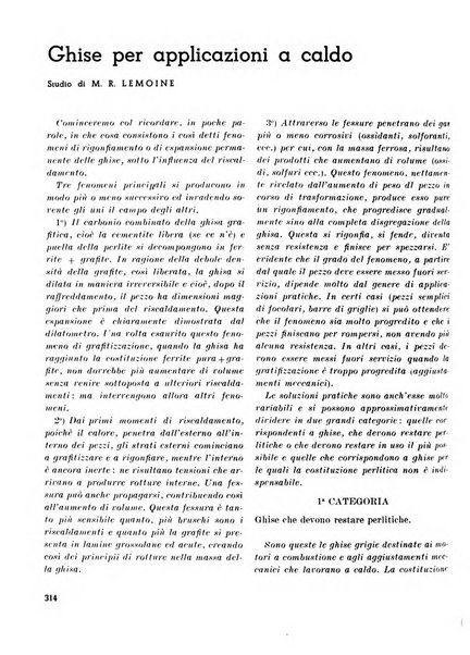 La fonderia rivista tecnica, industriale