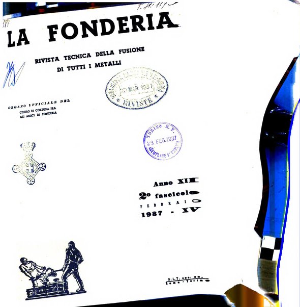 La fonderia rivista tecnica, industriale