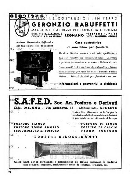 La fonderia rivista tecnica, industriale