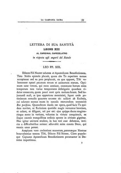 La Campania sacra monitore religioso mensile dell'Archidiocesi di Capua