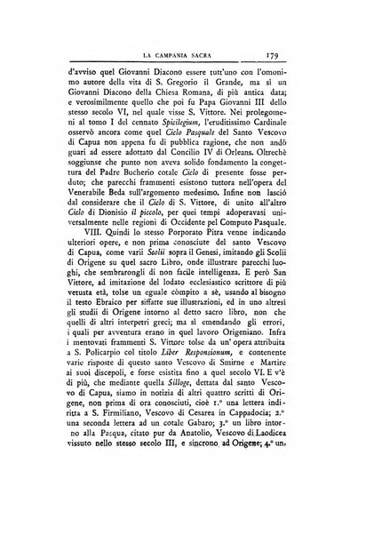 La Campania sacra monitore religioso mensile dell'Archidiocesi di Capua