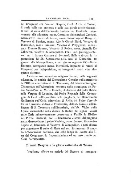 La Campania sacra monitore religioso mensile dell'Archidiocesi di Capua