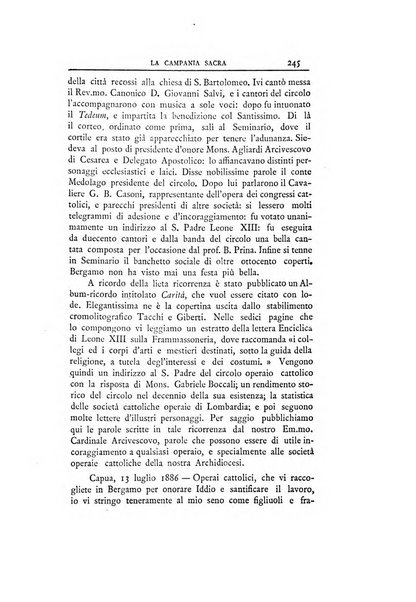 La Campania sacra monitore religioso mensile dell'Archidiocesi di Capua