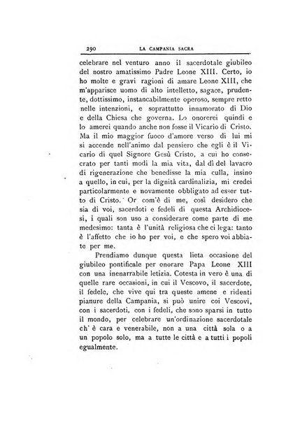 La Campania sacra monitore religioso mensile dell'Archidiocesi di Capua