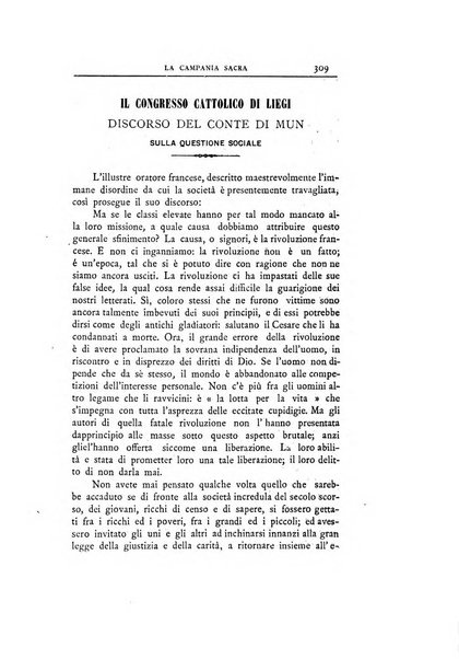 La Campania sacra monitore religioso mensile dell'Archidiocesi di Capua