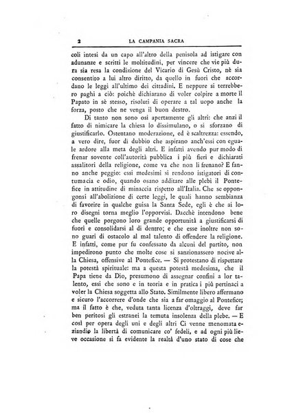 La Campania sacra monitore religioso mensile dell'Archidiocesi di Capua