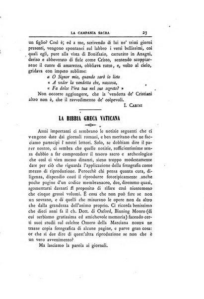 La Campania sacra monitore religioso mensile dell'Archidiocesi di Capua