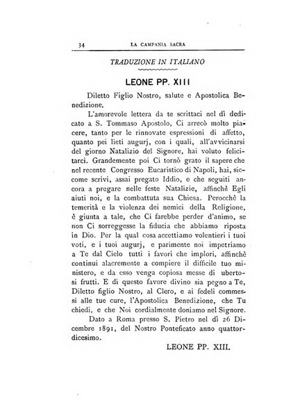 La Campania sacra monitore religioso mensile dell'Archidiocesi di Capua