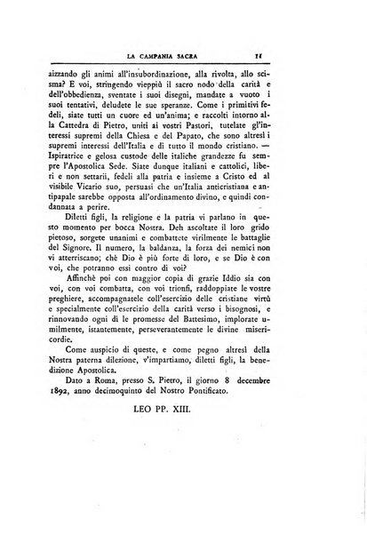 La Campania sacra monitore religioso mensile dell'Archidiocesi di Capua