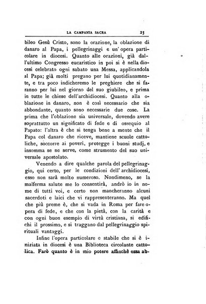 La Campania sacra monitore religioso mensile dell'Archidiocesi di Capua