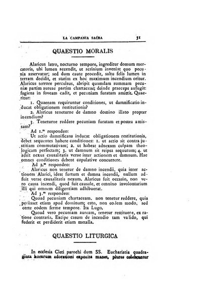 La Campania sacra monitore religioso mensile dell'Archidiocesi di Capua