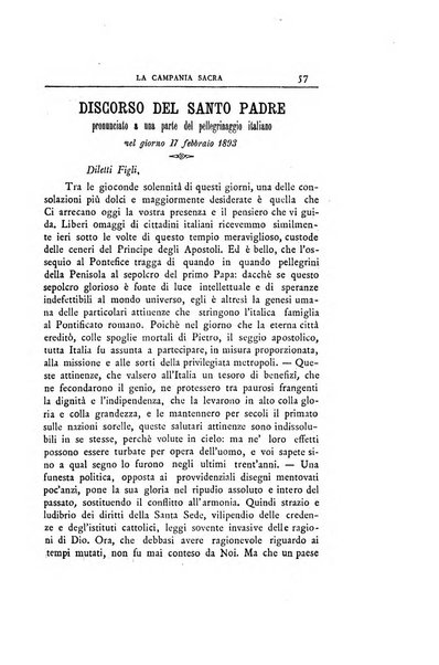 La Campania sacra monitore religioso mensile dell'Archidiocesi di Capua