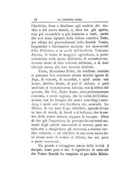 La Campania sacra monitore religioso mensile dell'Archidiocesi di Capua