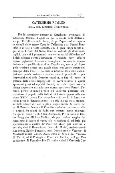 La Campania sacra monitore religioso mensile dell'Archidiocesi di Capua