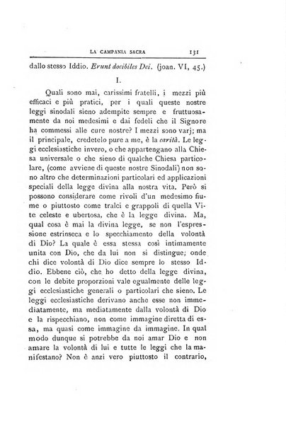 La Campania sacra monitore religioso mensile dell'Archidiocesi di Capua