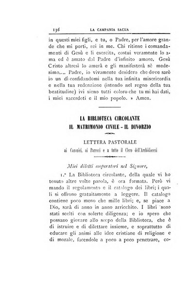 La Campania sacra monitore religioso mensile dell'Archidiocesi di Capua