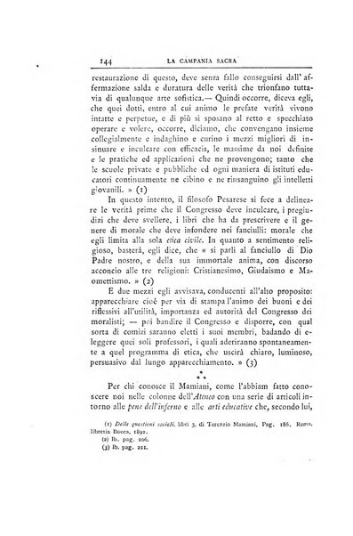 La Campania sacra monitore religioso mensile dell'Archidiocesi di Capua