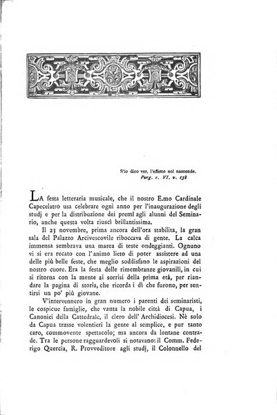 La Campania sacra monitore religioso mensile dell'Archidiocesi di Capua